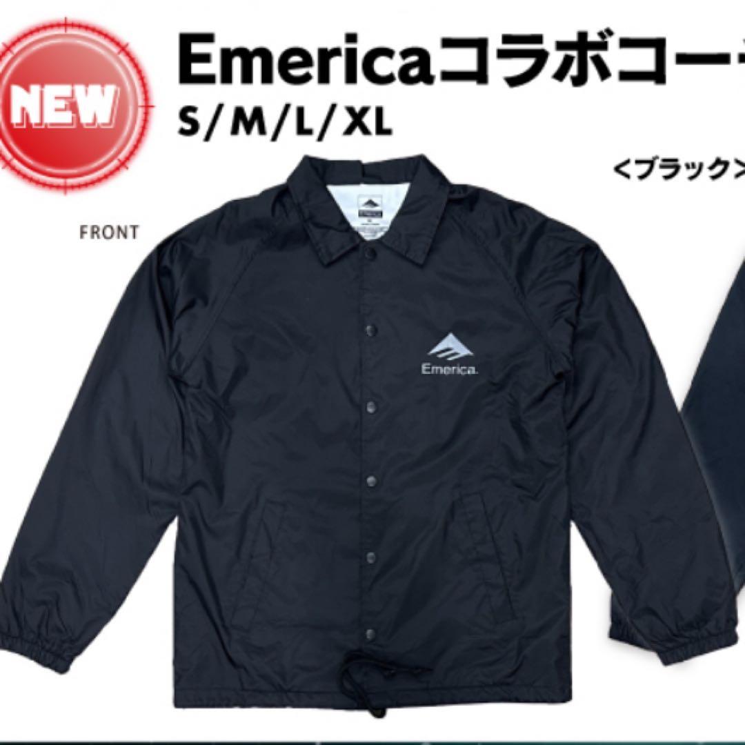 ✨マンウィズ ×EMERICA COACH JACKET S ブラック