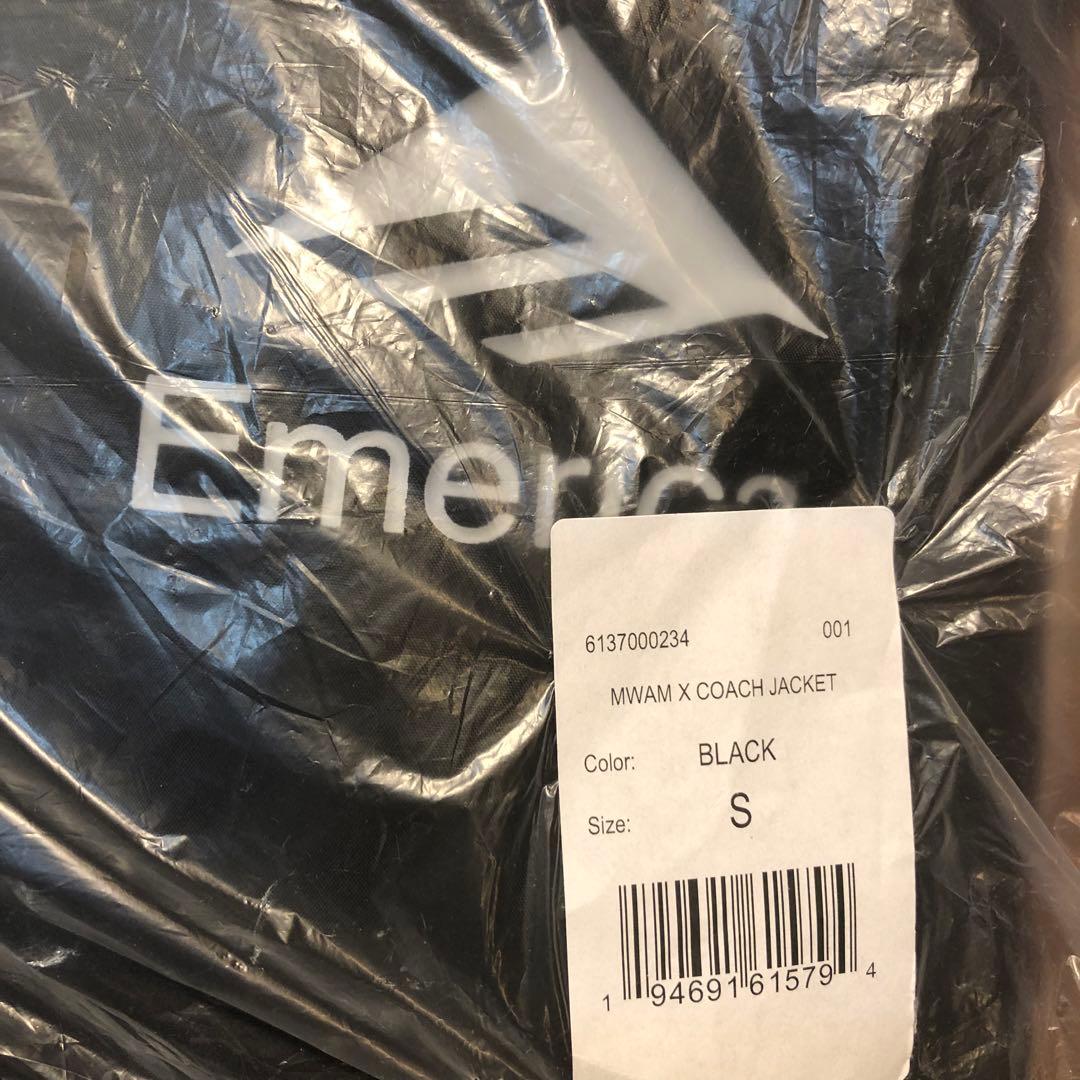 ✨マンウィズ ×EMERICA COACH JACKET S ブラック
