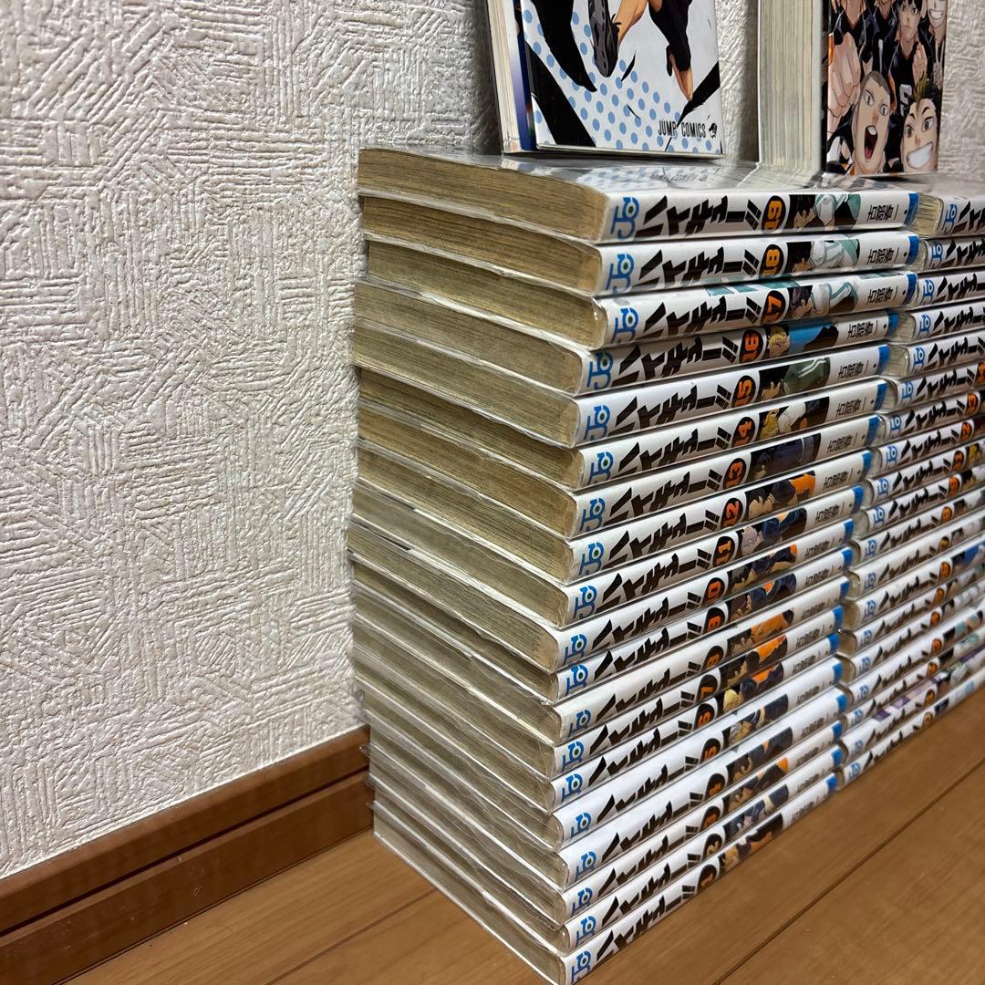 12/15まで値引き!!ハイキュー漫画セット1~38巻＋45巻＋ガイドブック2冊
