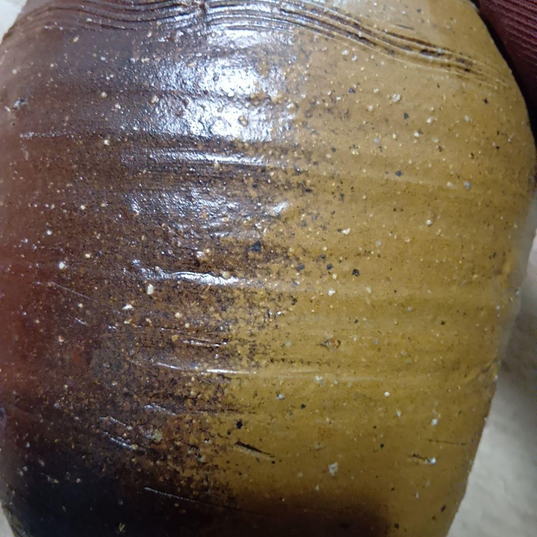 骨董品　備前焼　備前壺　松本勝哉　共箱付き　極美品‼️