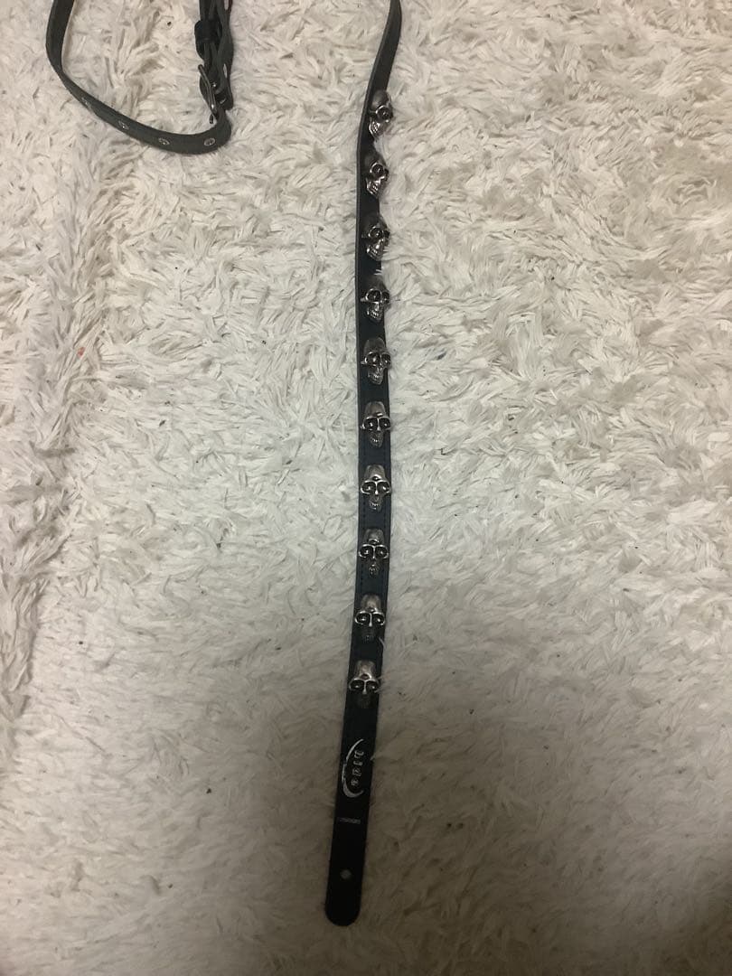 フェルナンデス　スカルデザイン ギターストラップ hide ヒデ