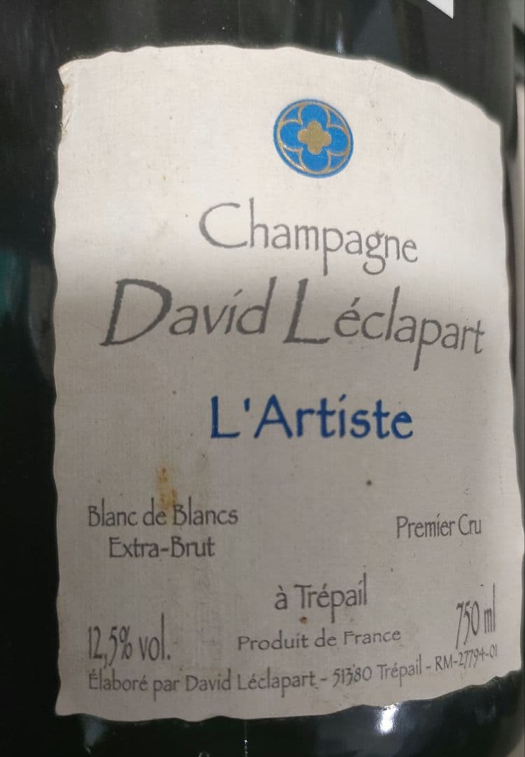David Léclapart L'Artiste　シャンパン　750ml