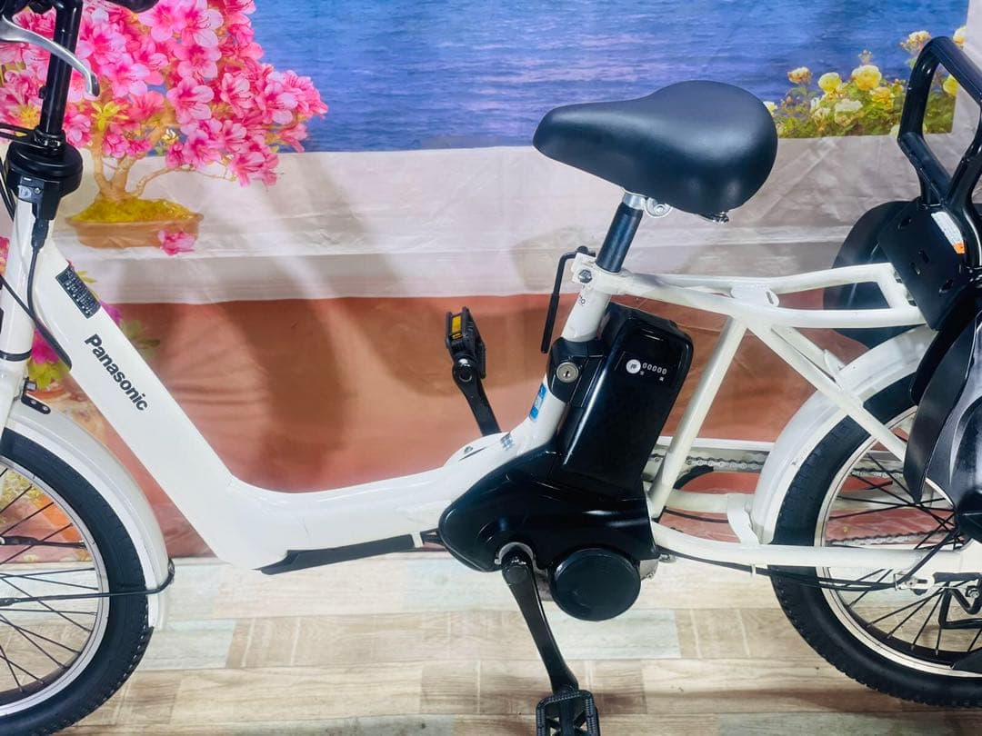 1年保証　ギュットアニーズ⭐️16AH子供乗せ電動アシスト自転車Y3188