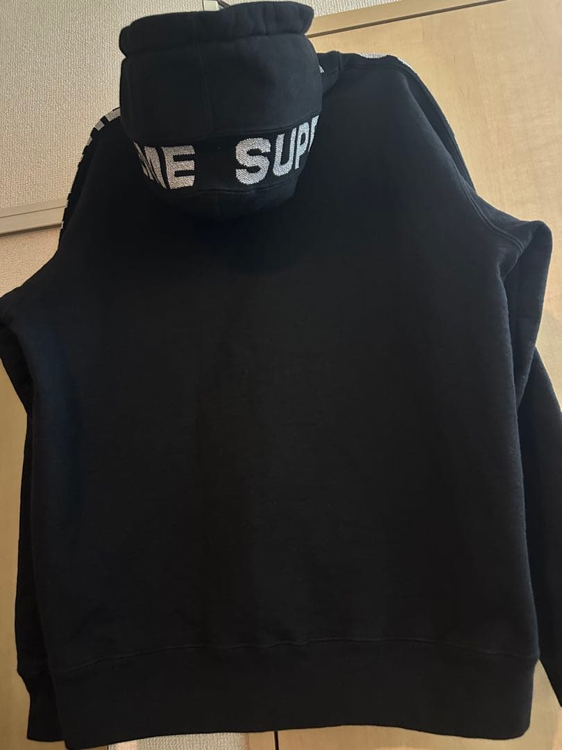 トップス supreme llic Rib hooded sweatshirt S