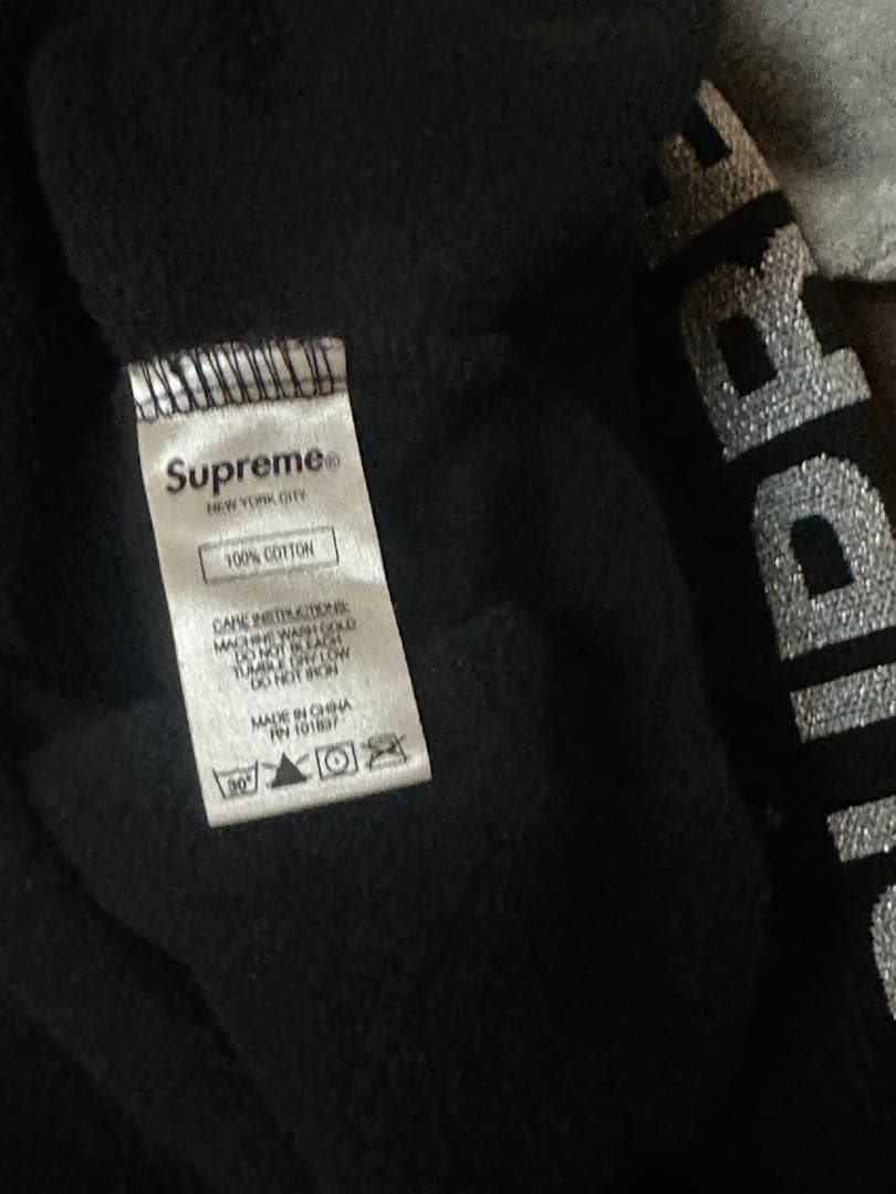 トップス supreme llic Rib hooded sweatshirt S