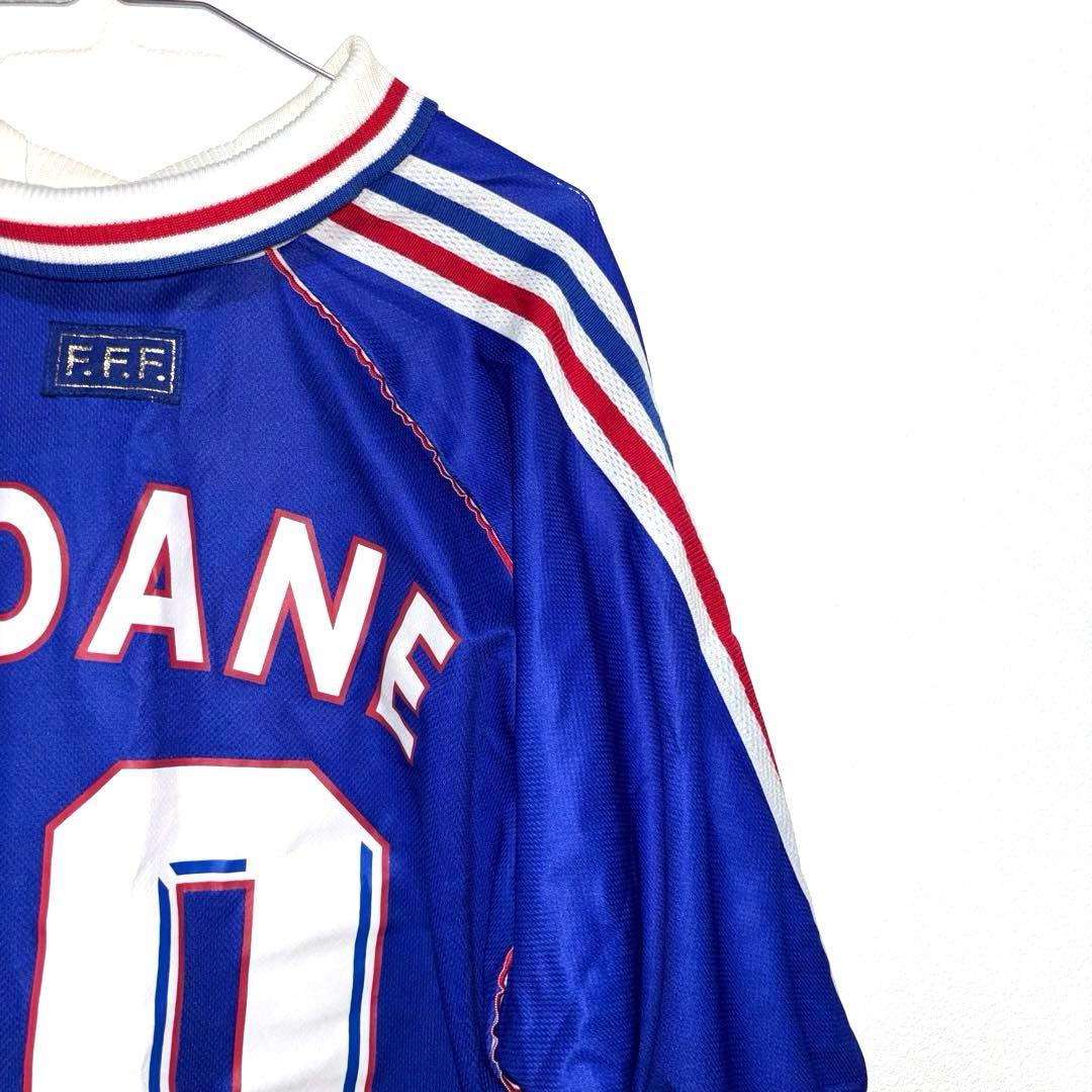 【希少】98年 UK製 adidas フランス ジダン ユニフォーム XL
