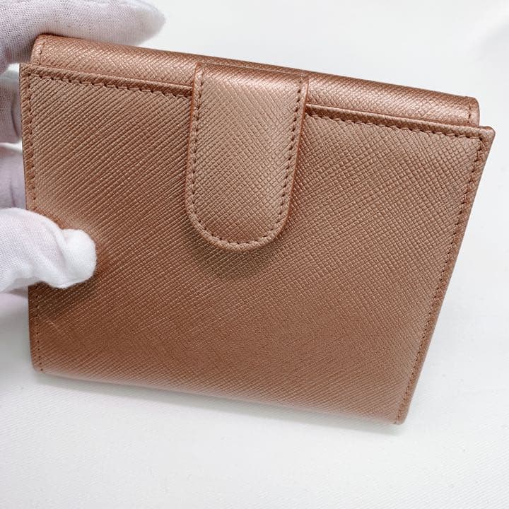 mentai BALLY 財布⭐︎未使用　箱付　折り財布　シャンパンゴールド