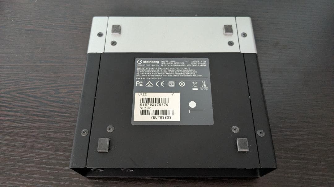 D*e様 UR22 オーディオインターフェイス+CubaseAIダウンロードカー