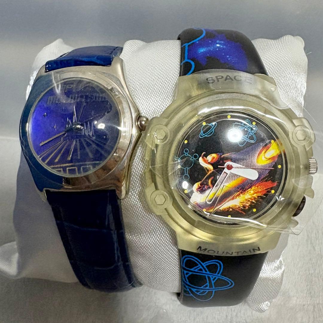 スペースマウンテン フィギュア 腕時計2本付 限定品 TDL 小物入れ