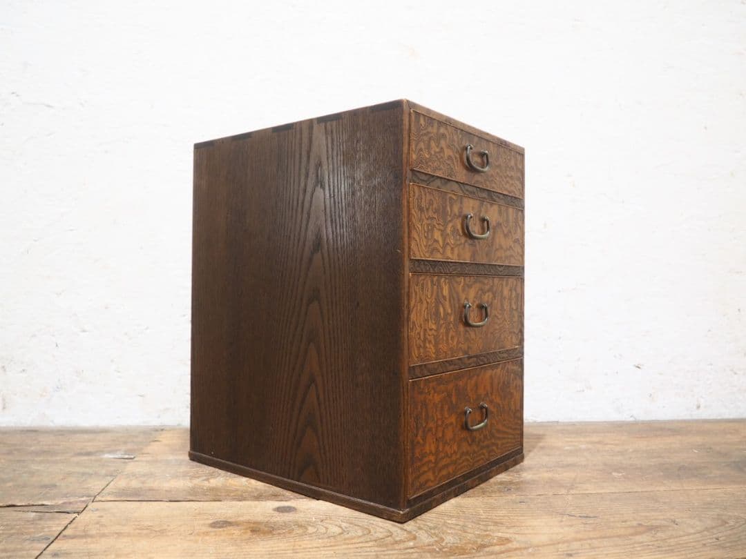 1108　ヴィンテージ　昭和レトロな小引き出し　収納棚　書類ケース　 チェスト