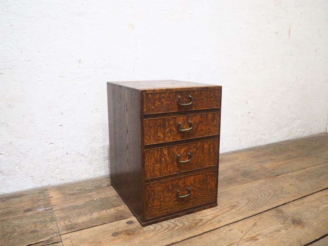 1108　ヴィンテージ　昭和レトロな小引き出し　収納棚　書類ケース　 チェスト