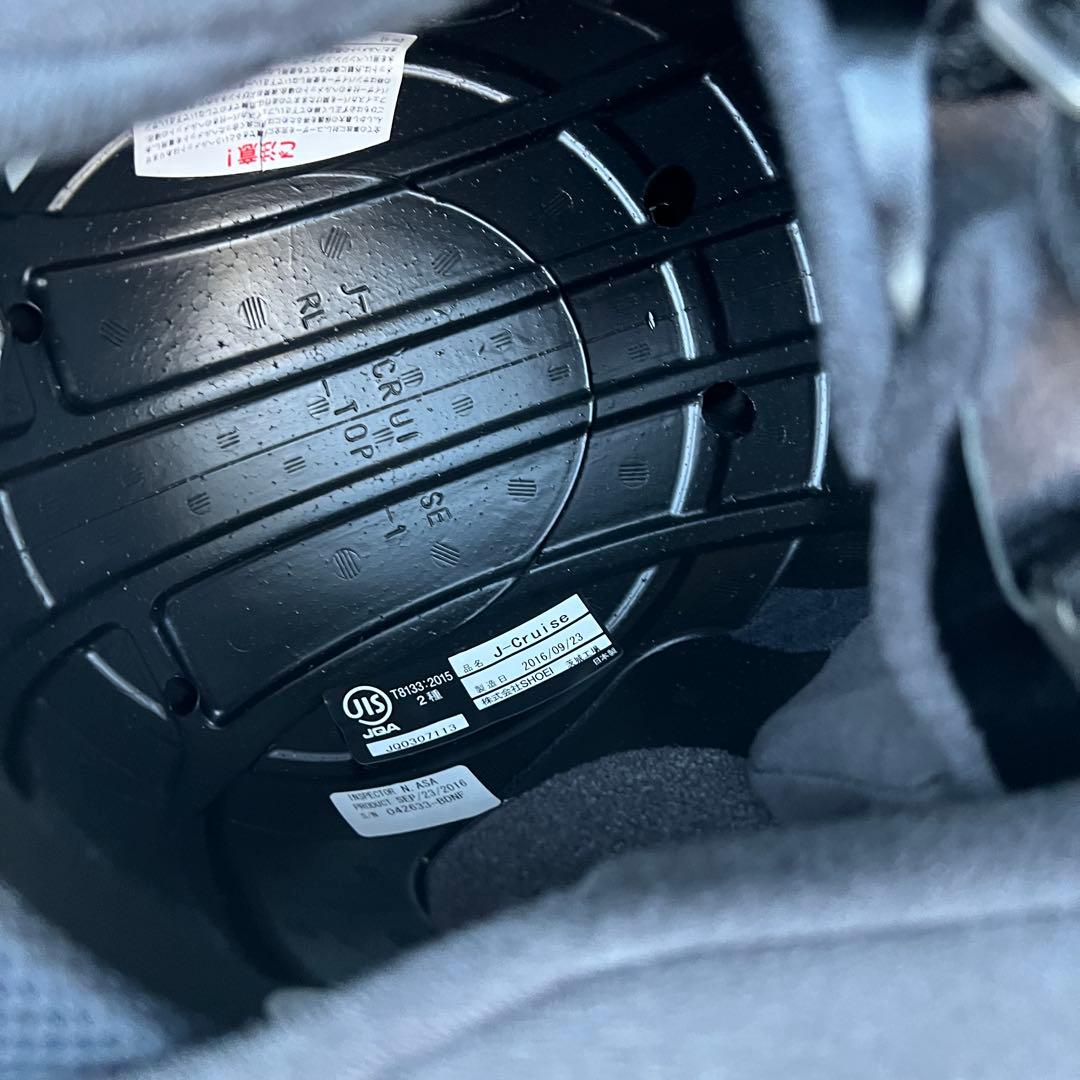 SHOEI　J-cruise白バイ仕様のブラック