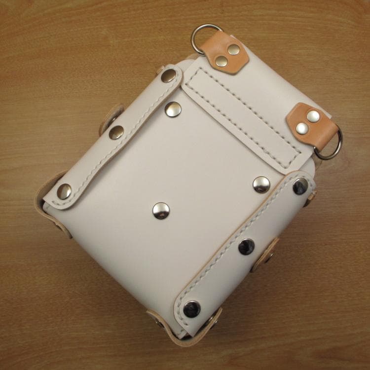 いちまり　ホワイト＆カラフル　５丁　本革シザーケース　SCA-8/CWA