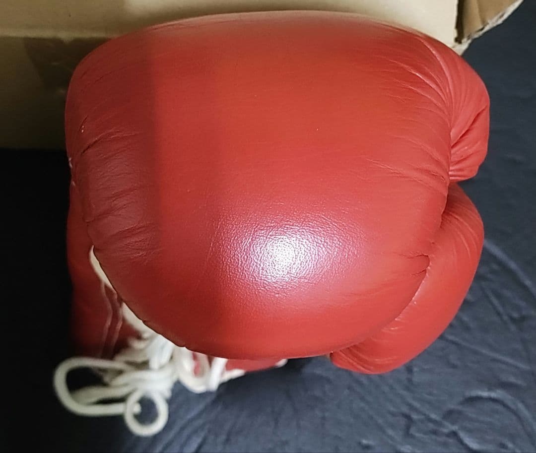 Winning レースアップボクシンググローブ レッドカラー8oz