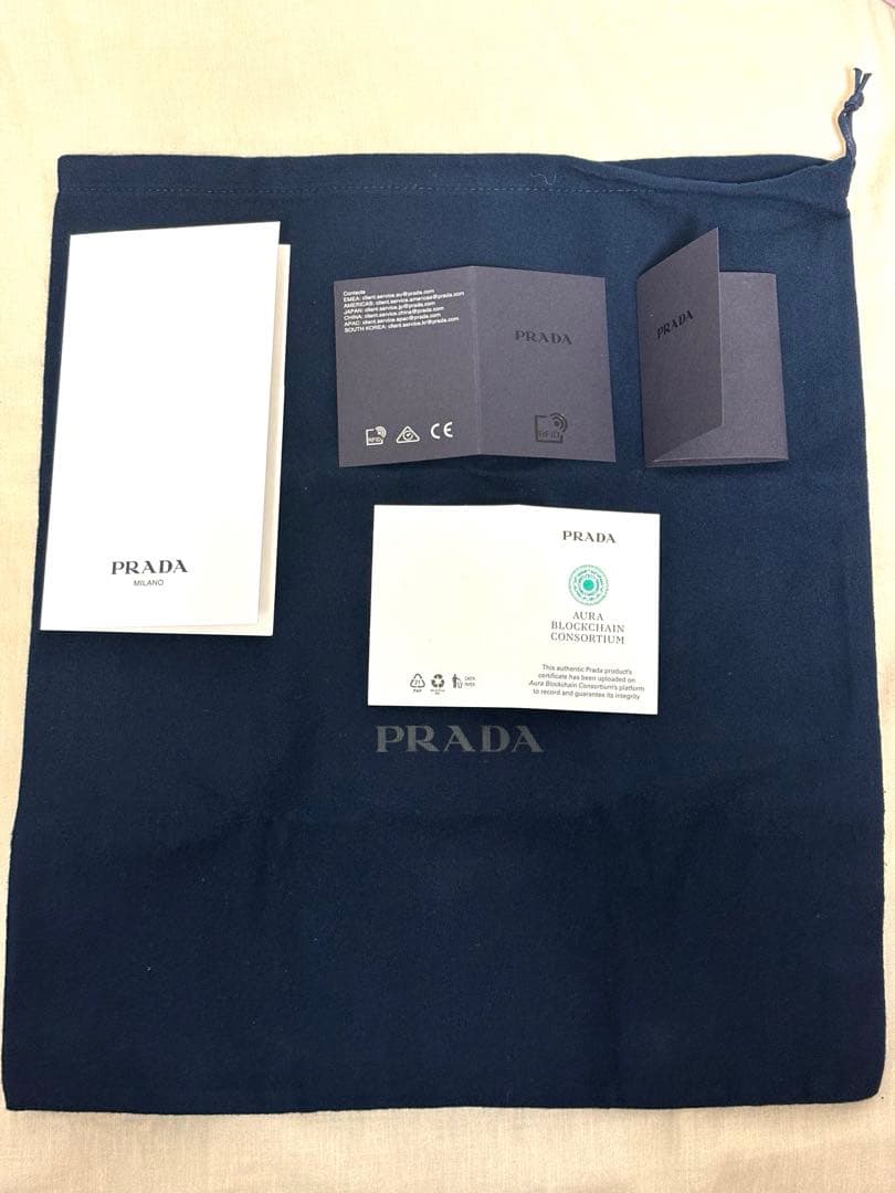 PRADA ダイアパソン レザー 23AW 黒 革靴 26cm