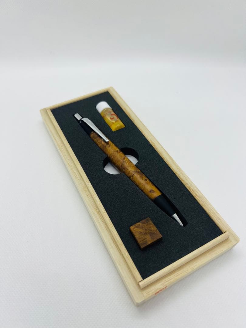 【新品】　野原工芸　特上チーク瘤　ボールペン