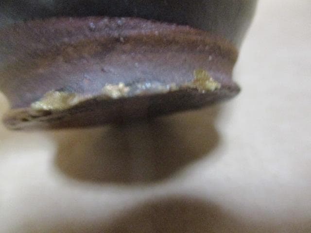 唐物　肩衝双耳茶入　I34-2