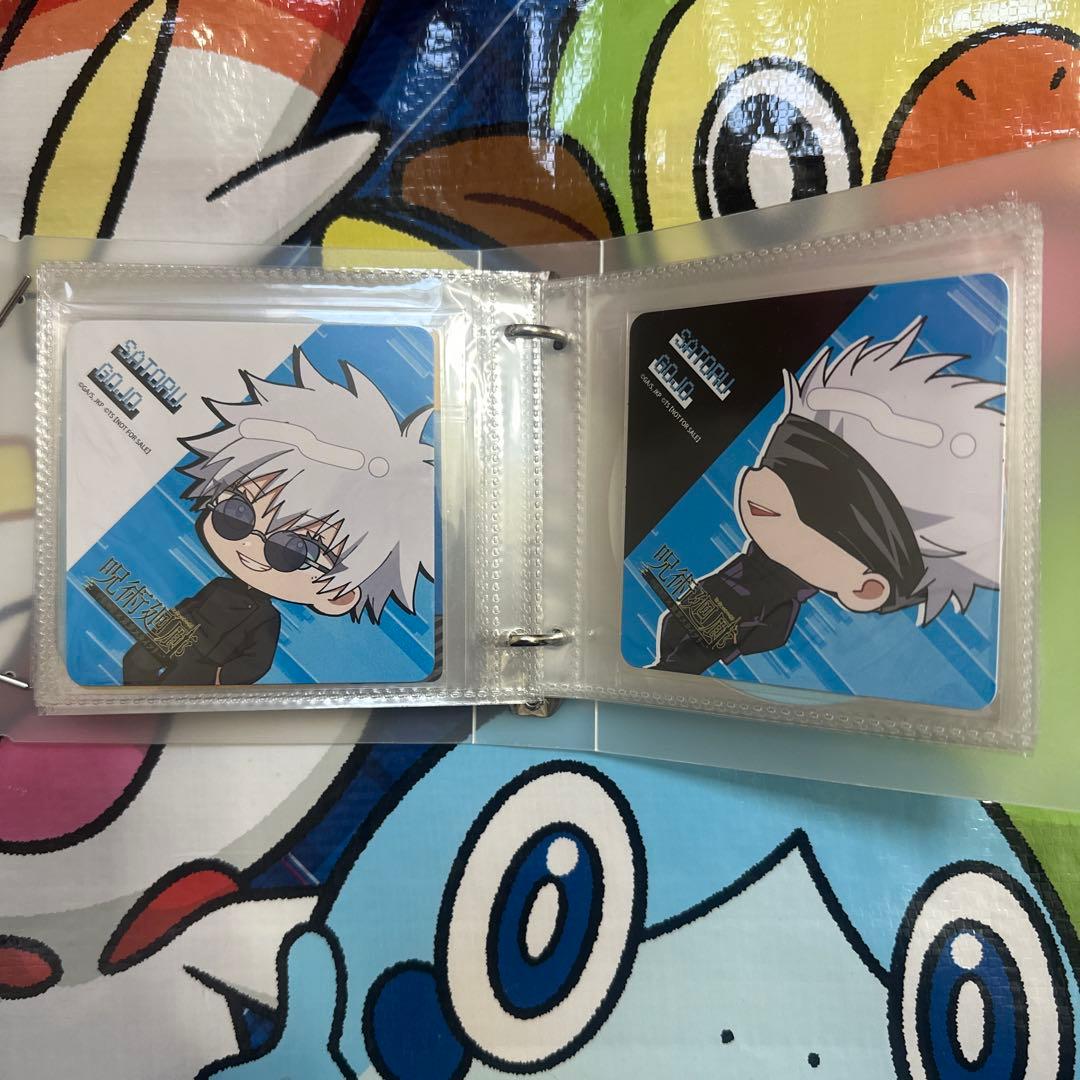 呪術廻戦　コースター38枚　ステッカー12枚　まとめ売り　五条悟