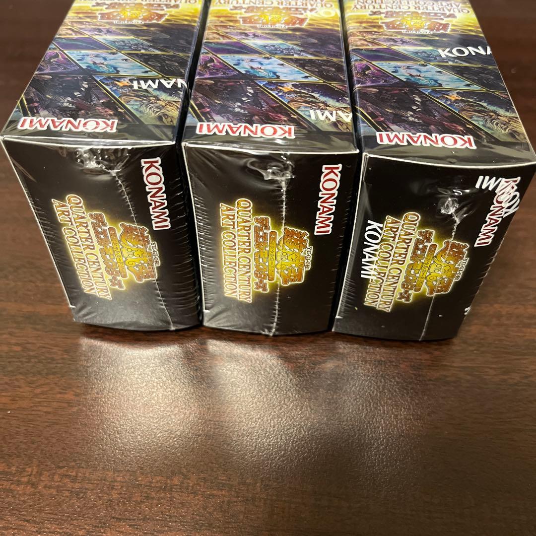遊戯王 クォーターセンチュリーアートコレクション未開封シュリンク付き3BOX