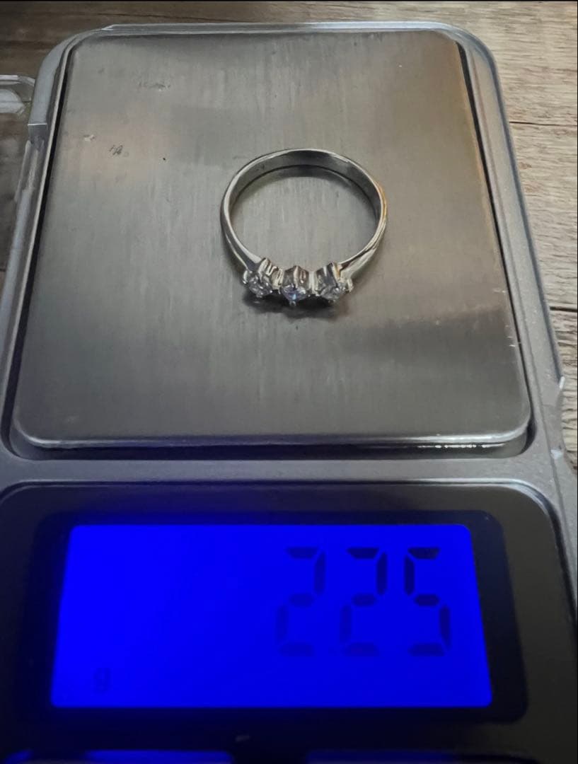 pt900 0.21ct 指輪　レディースリング
