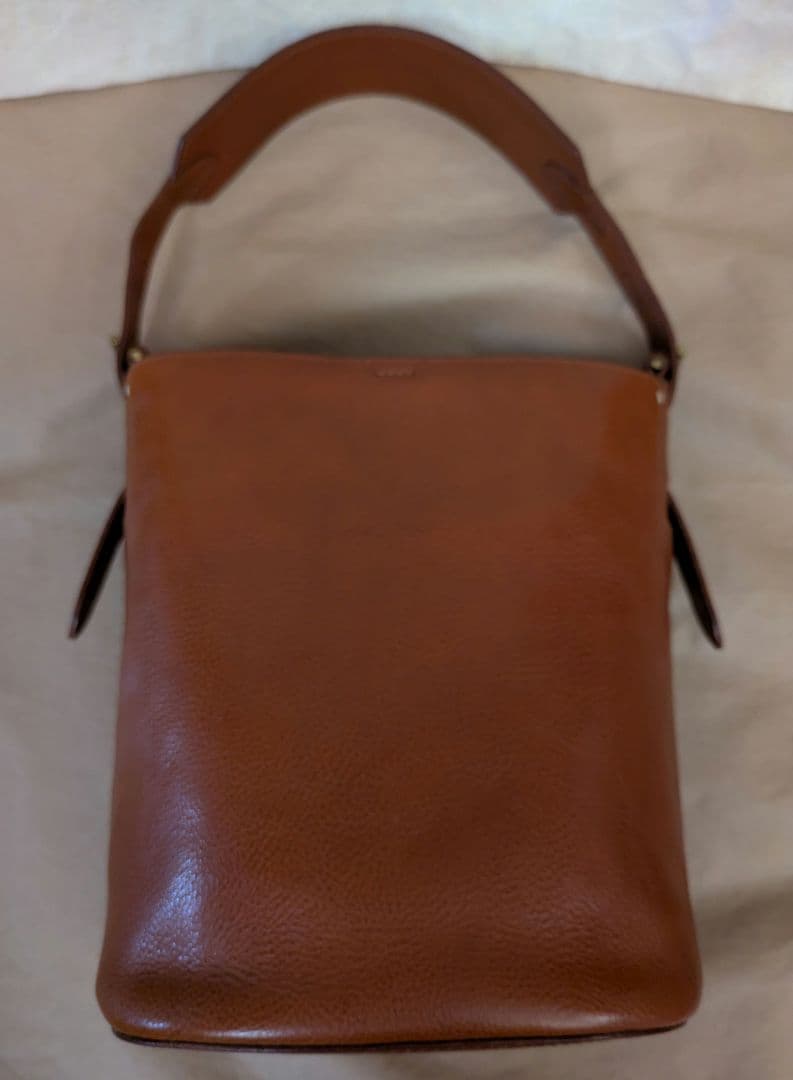 美品 genten ゲンテン トスカノーブルⅡ ショルダー 2way バケツ型