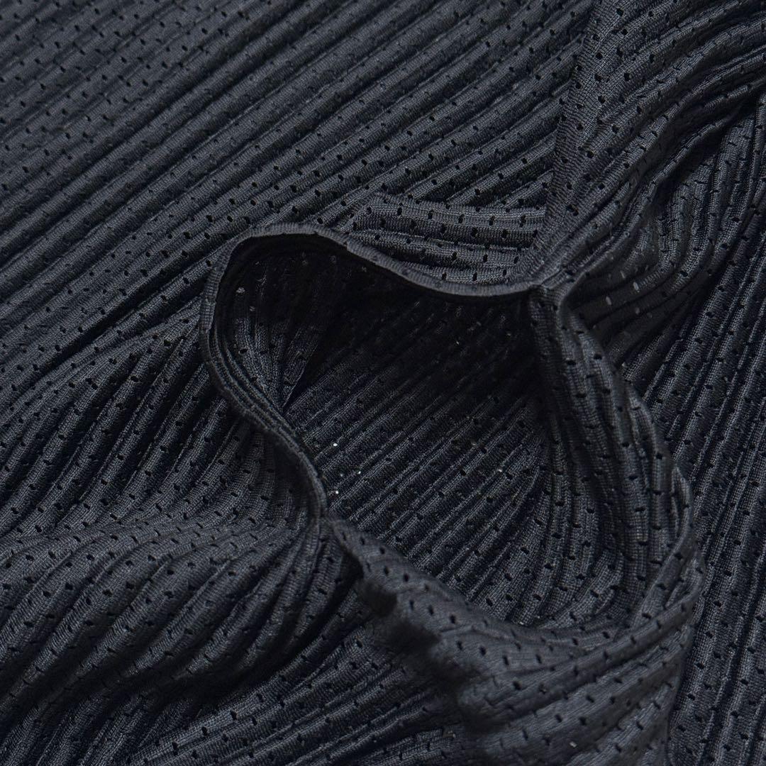 【美品】 HOMME PLISSE 25SS ノースリーブ プリーツ シャツ