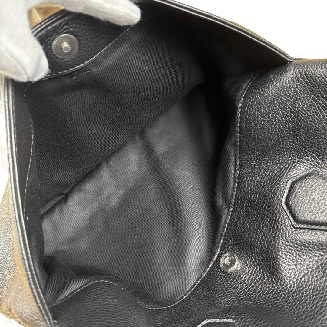 【A4対応/美品】ヴィヴィアンウエストウッド 2wayビジネスバッグ レザー 黒