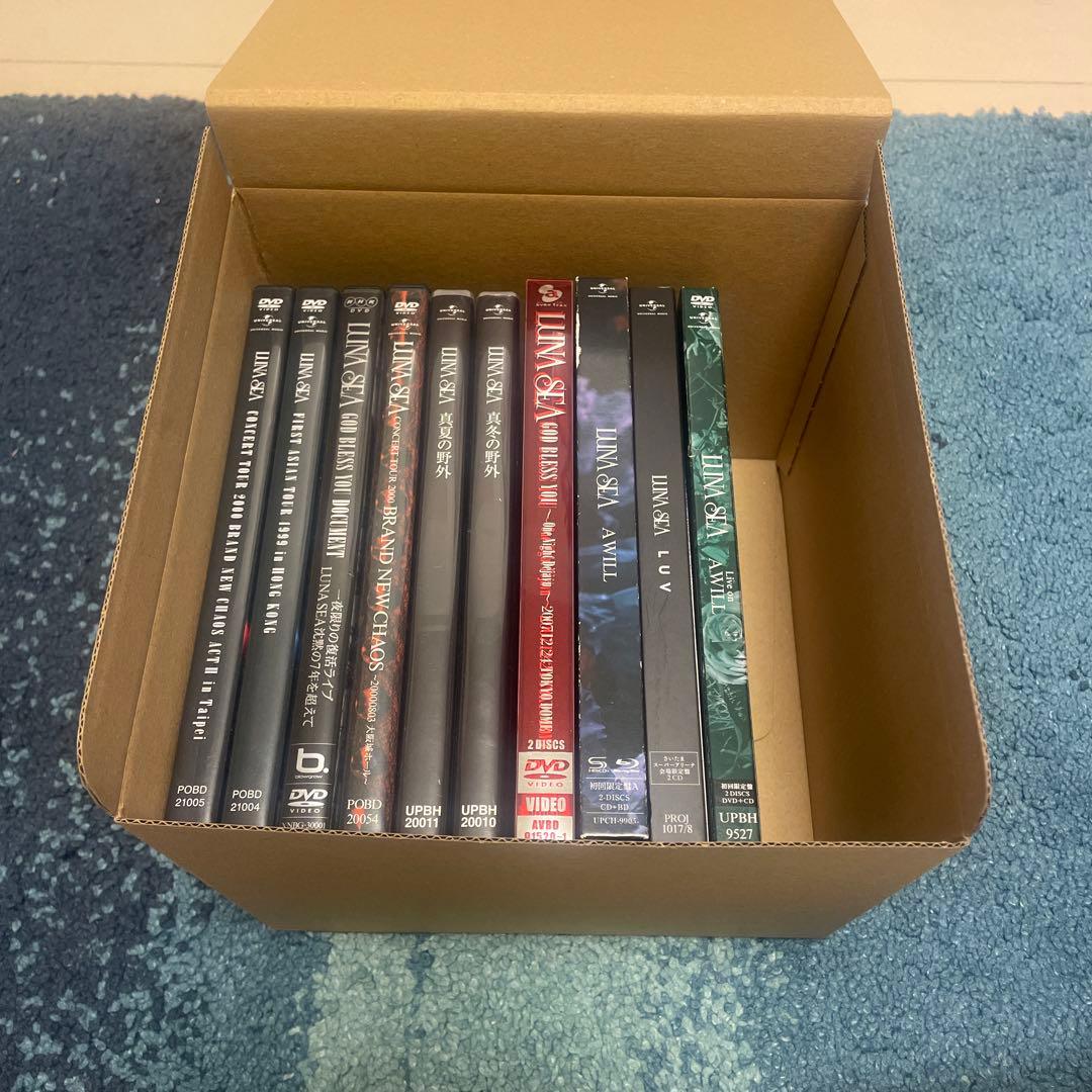 LUNA SEA DVD 8枚セット、CD2枚セット