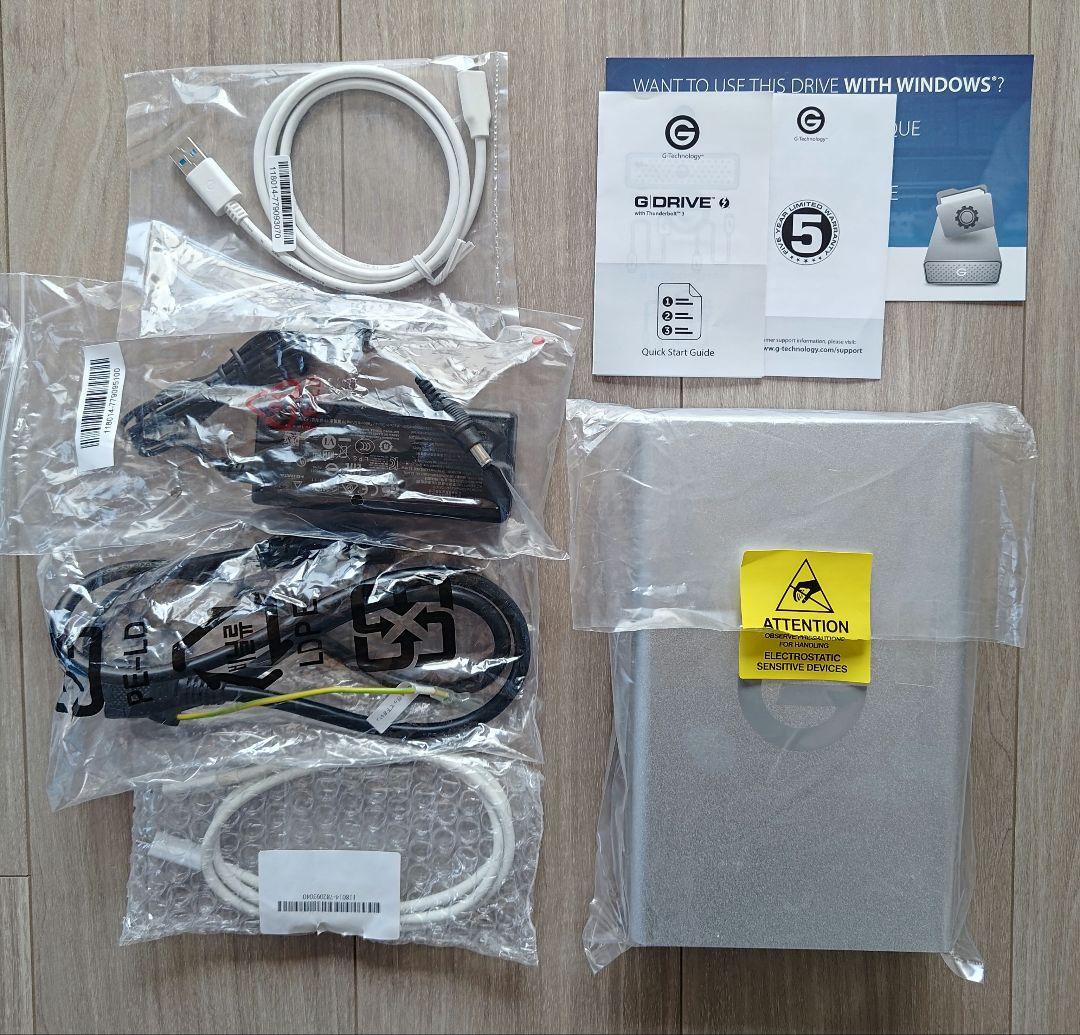 【業務用】G-Drive with Thunderbolt3 18TB※PC通電