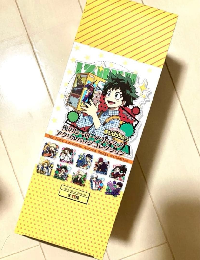 僕のヒーローアカデミア　アクリルキーホルダー　バッジ　ボックス