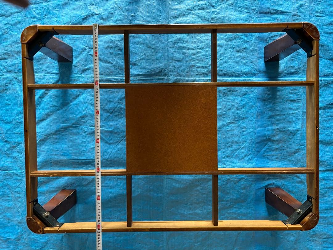 【昭和レトロ】丸みのあるこたつ天板 w102×D74×H36 炬燵 角丸天板