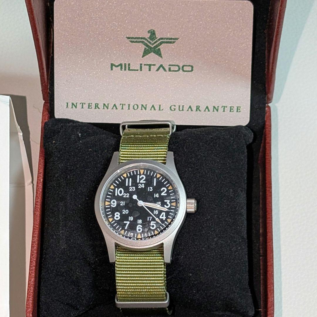 新品未使用Militado ML05 VH31ミリタリー38mm