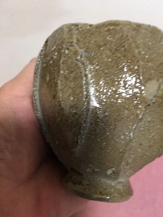 備前焼 小川壮一作 しのぎ杯 お値下げしました。