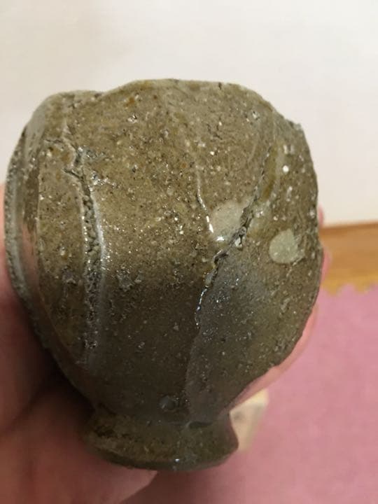 備前焼 小川壮一作 しのぎ杯 お値下げしました。
