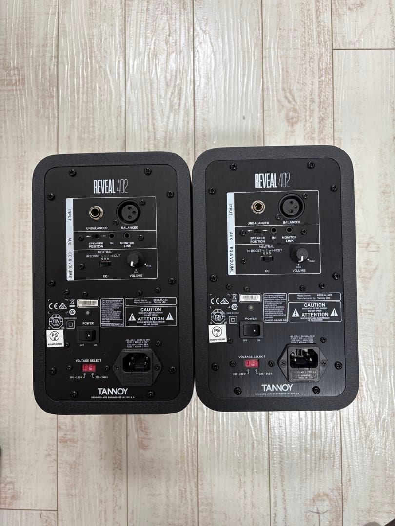 TANNOY REVEAL 402 モニタースピーカー2台ペア