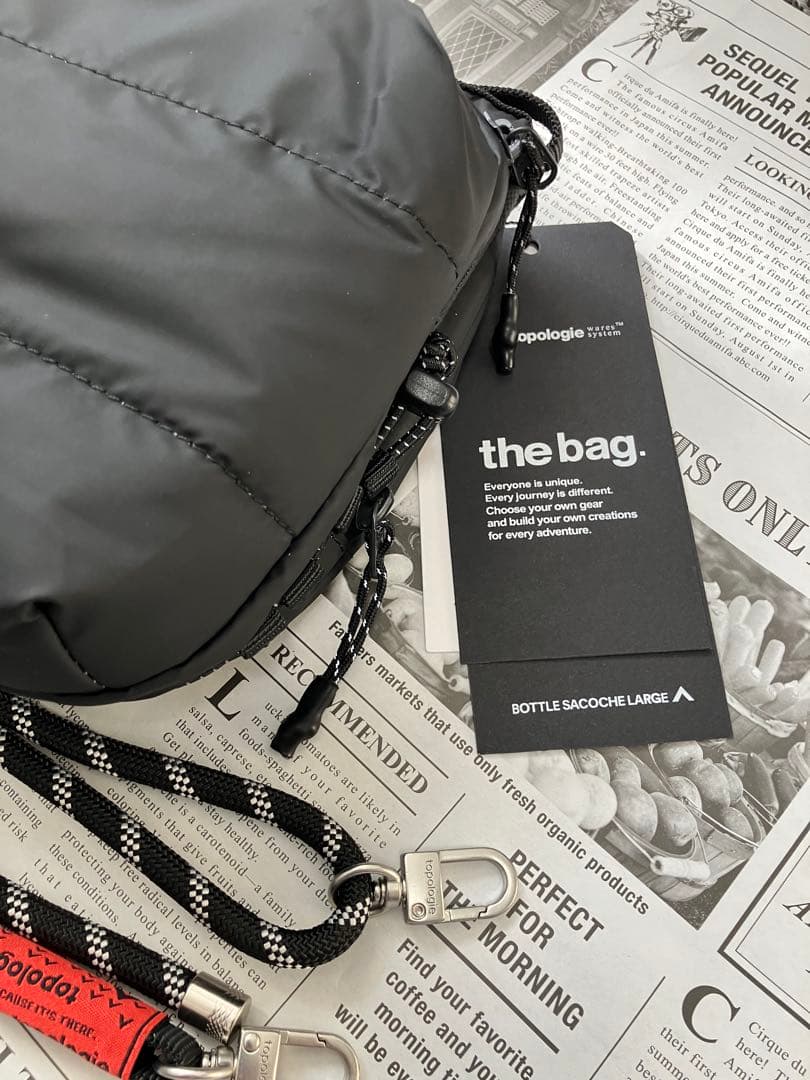 【人気】Topologie Bottle Sacoche トポロジーストラップ付