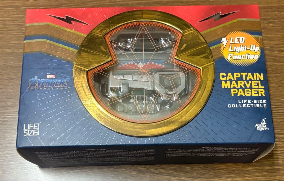 ホットトイズ　キャプテン・マーベル ペイジャー LED機能付き　ポケットベル