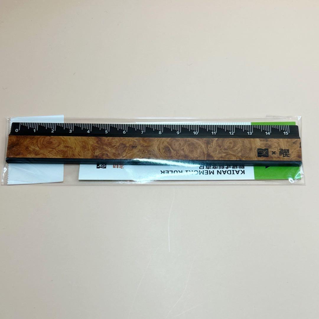 【新品未使用】Riga（リーガ）銘木定規　工房楔　花梨こぶ杢