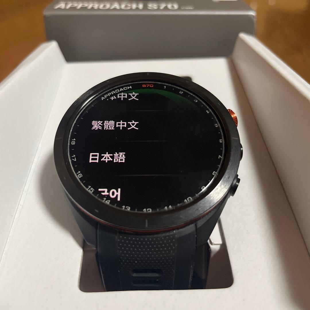 Garmin APPROACH S70 47mmGPSゴルフウォッチ
