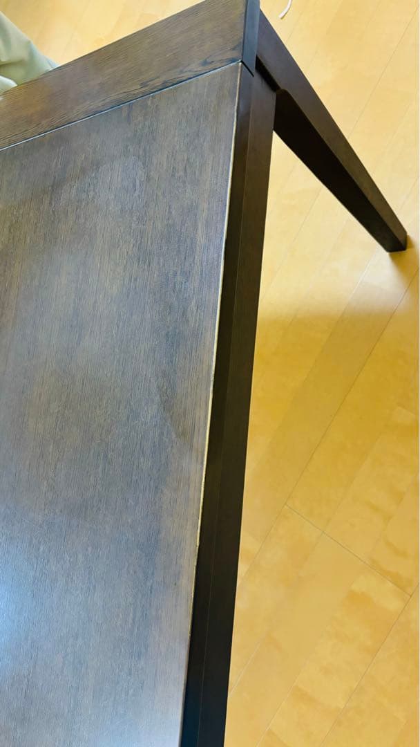 酵素。飛騨家具　イバタインテリア　二段伸縮可能ダイニングテーブル