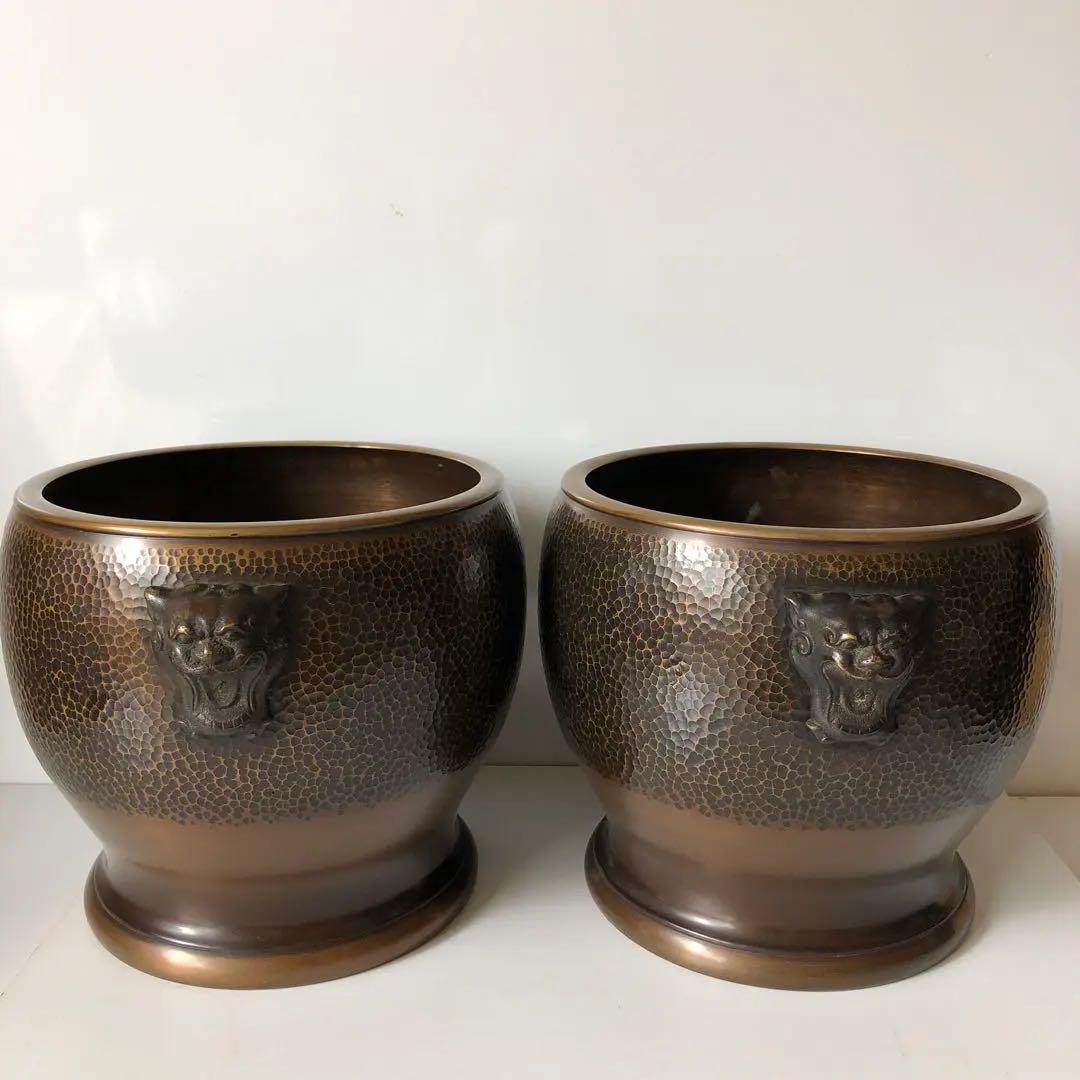 銅製　火鉢　2セット　昭和初期