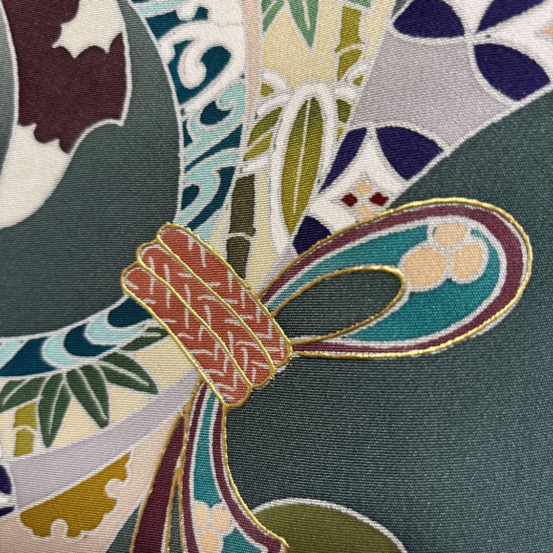 No.16 正絹男の子お祝い着　産着 長襦袢付き　のしめ 七五三