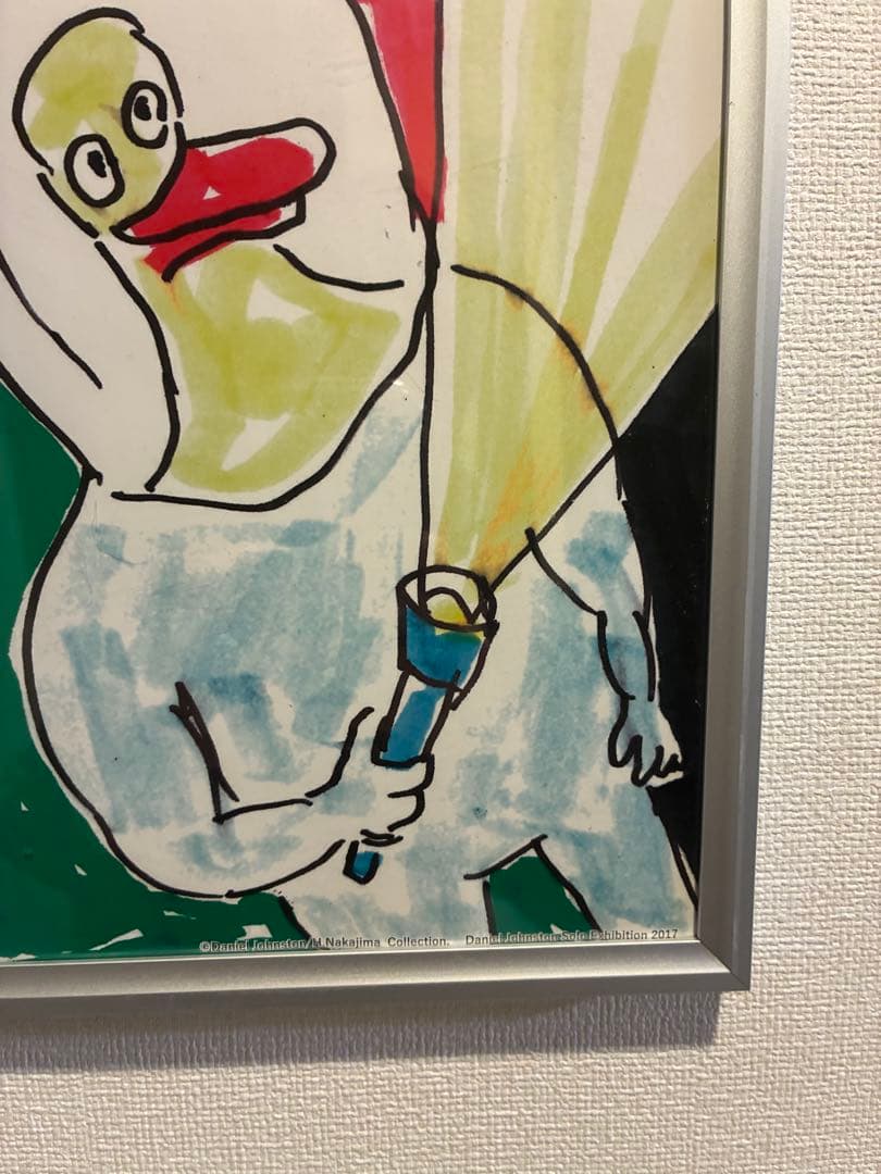 Daniel Johnston 2020年追悼展ポスター