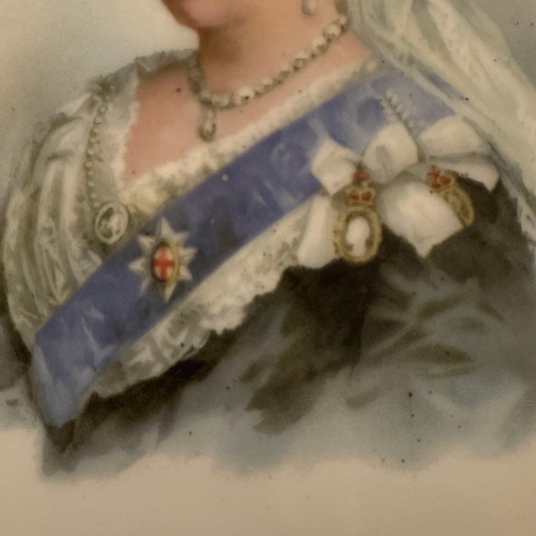 1897年 ヴィクトリア女王即位60周年ダイヤモンドジュビリー記念 飾り皿