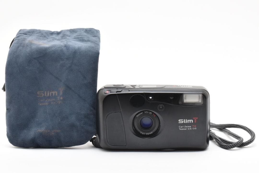 美品 KYOCERA Slim T カールツァイス コンパクトフィルムカメラ