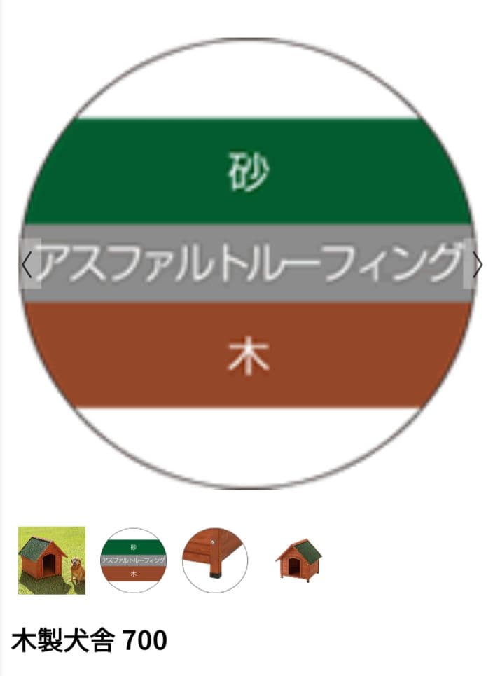 カモ猫様　　　　　 リッチェル木製犬舎 700超小型〜中型犬用