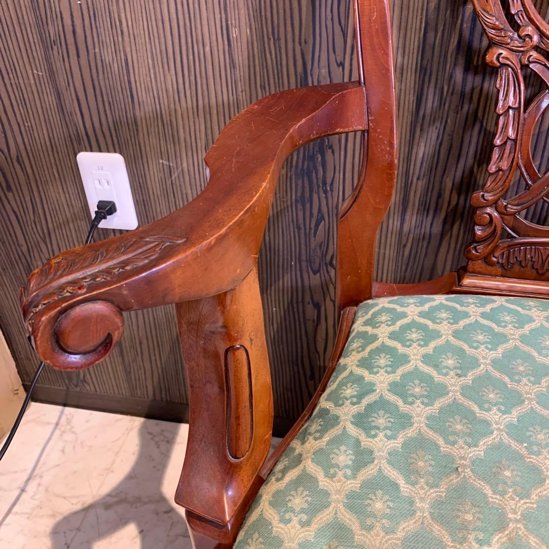 ☆送料無料☆ アンティーク　アームチェア