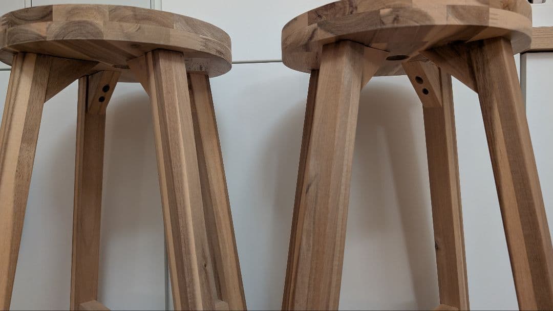 IKEA イケア SKOGSTA スコグスタ カウンターチェア ２セット