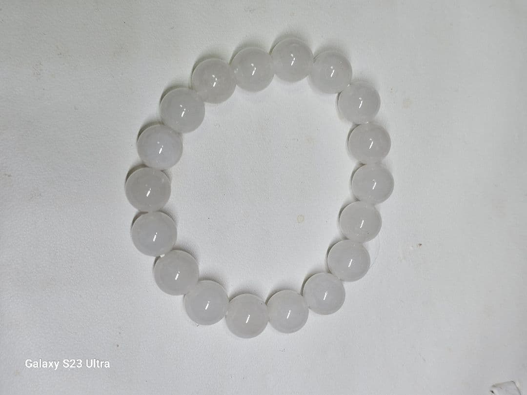 乙女鉱山産乙女水晶１０mm１８珠ブレスレット