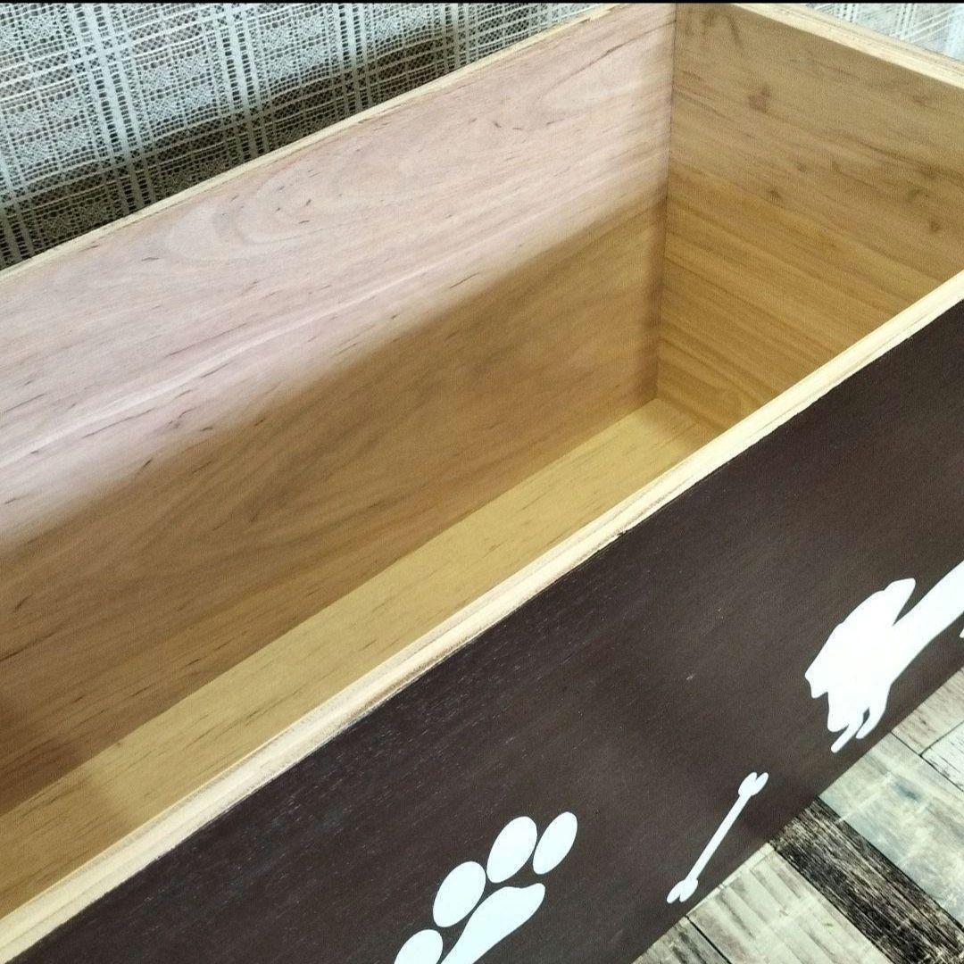 64《収納BOX》りんご箱 犬 おもちゃ箱 宅配 木製家具 インテリア 木箱